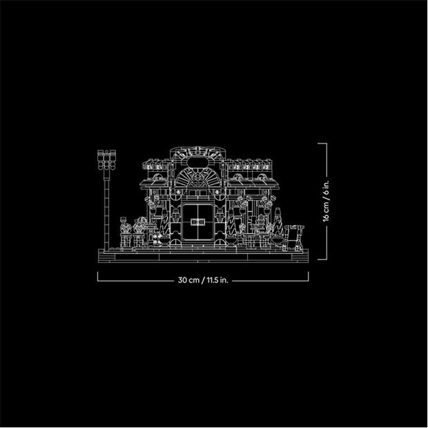 Да се определи - LEGO - Icons 10362 French Cafe Building Set for Adults