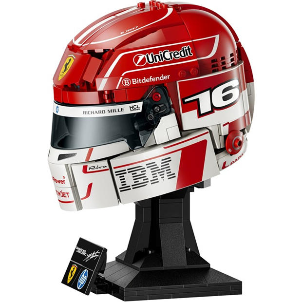Leclerc Helmet - LEGO - LEGO Editions Scuderia Ferrari HP Charles Leclerc Helmet - Building Set for Teens Ages 14+ - 43014