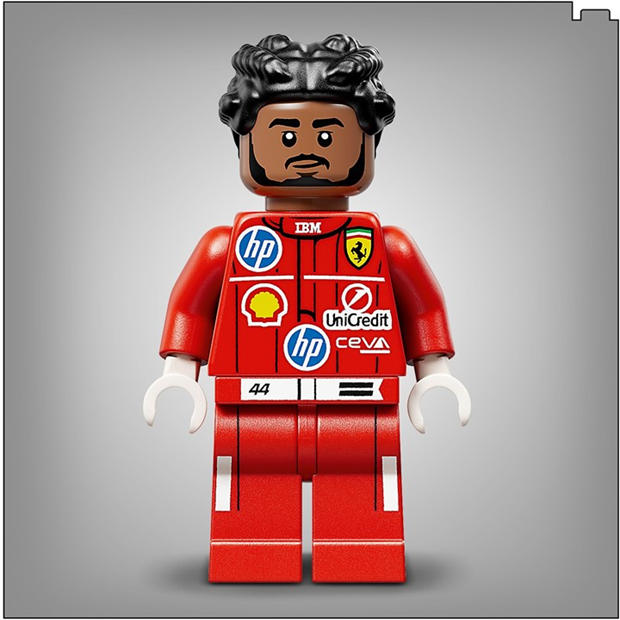 Hamilton Helmet - LEGO - Editions Scuderia Ferrari HP Lewis Hamilton Helmet 43022