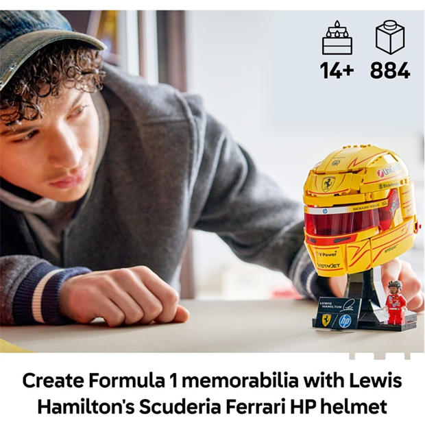 Hamilton Helmet - LEGO - Editions Scuderia Ferrari HP Lewis Hamilton Helmet 43022