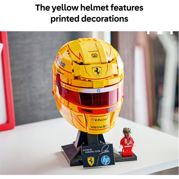 Hamilton Helmet - LEGO - Editions Scuderia Ferrari HP Lewis Hamilton Helmet 43022