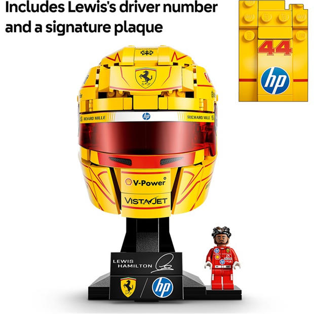 Hamilton Helmet - LEGO - Editions Scuderia Ferrari HP Lewis Hamilton Helmet 43022
