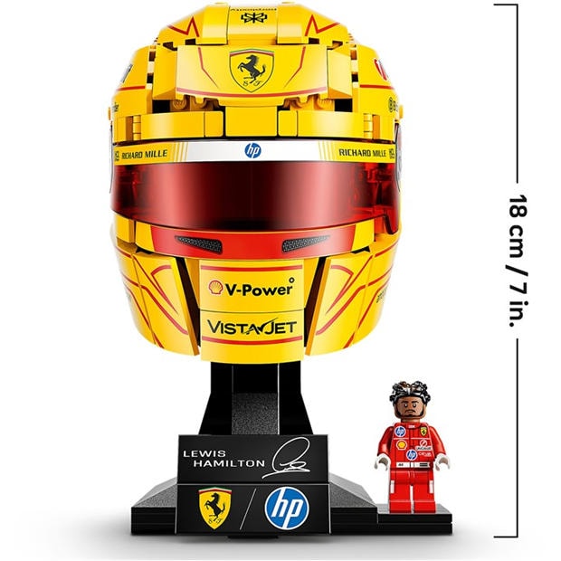 Hamilton Helmet - LEGO - Editions Scuderia Ferrari HP Lewis Hamilton Helmet 43022