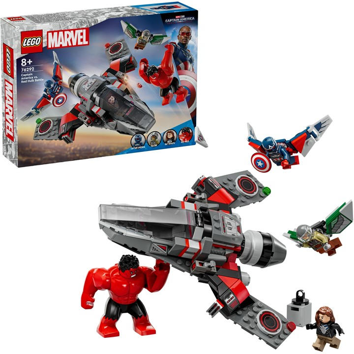 Lego Multi Marvel 76292 Captain America Vs. Red Hulk Battle -