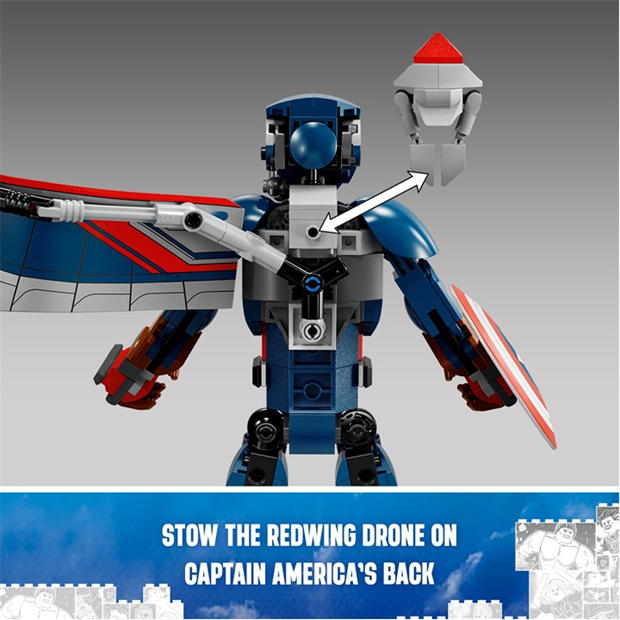 76296 - LEGO - Marvel 76296 New Captain America Construction Figure