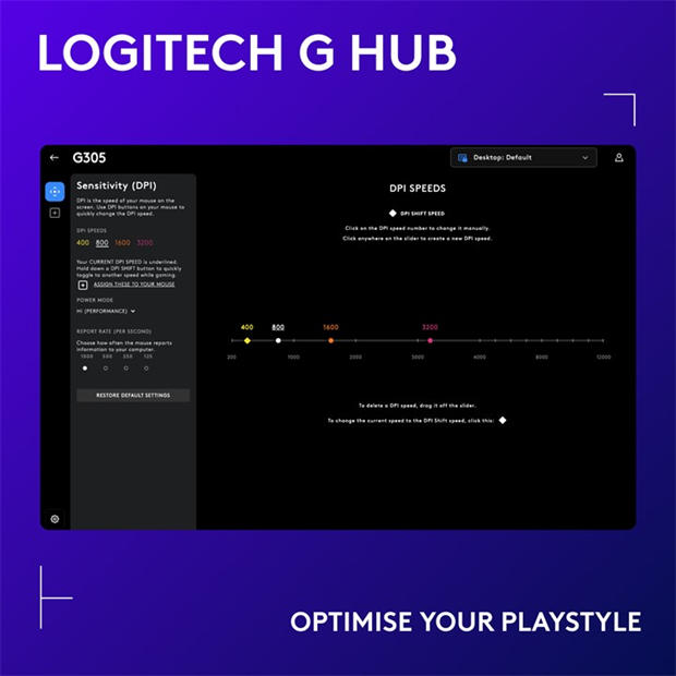 КОМПЪТЪР - Logitech - Logitech G305 LIGHTSPEED Wireless Gaming Mouse