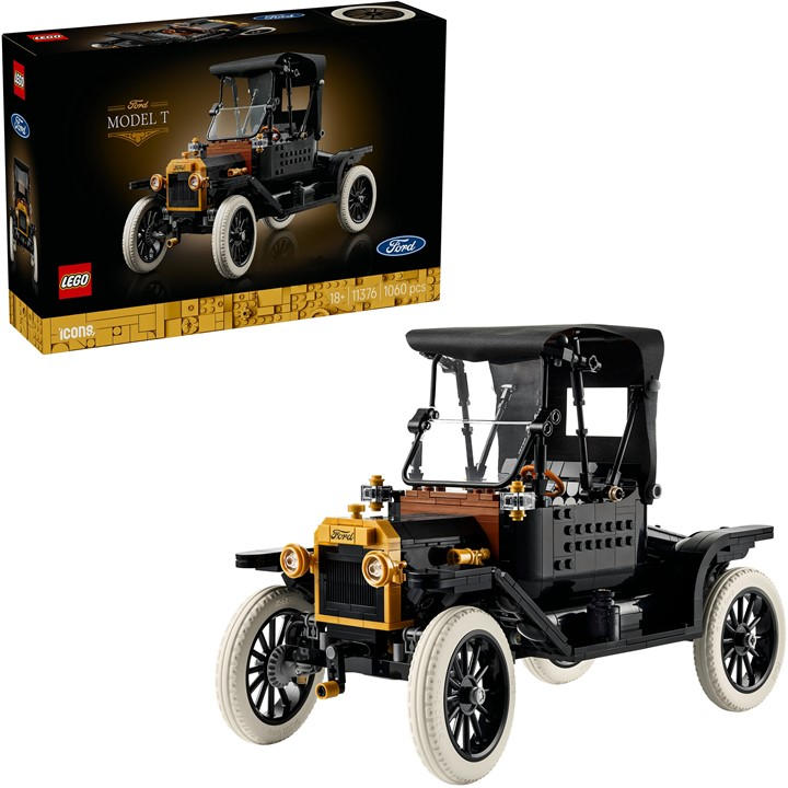Lego   Icons Ford Model T Retro Car Kit For  11376, Sports Direct