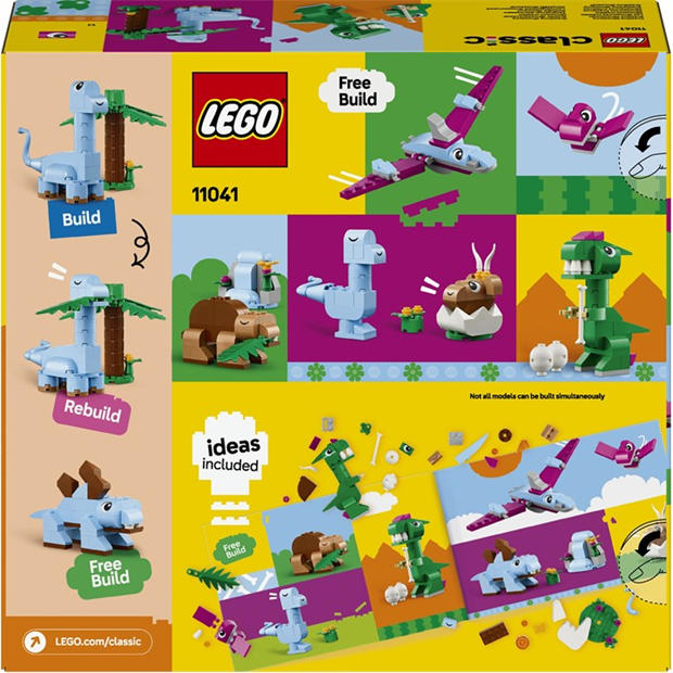 ЛЕГО Класик - LEGO - Classic 11041 Creative Dinosaurs Building Toy
