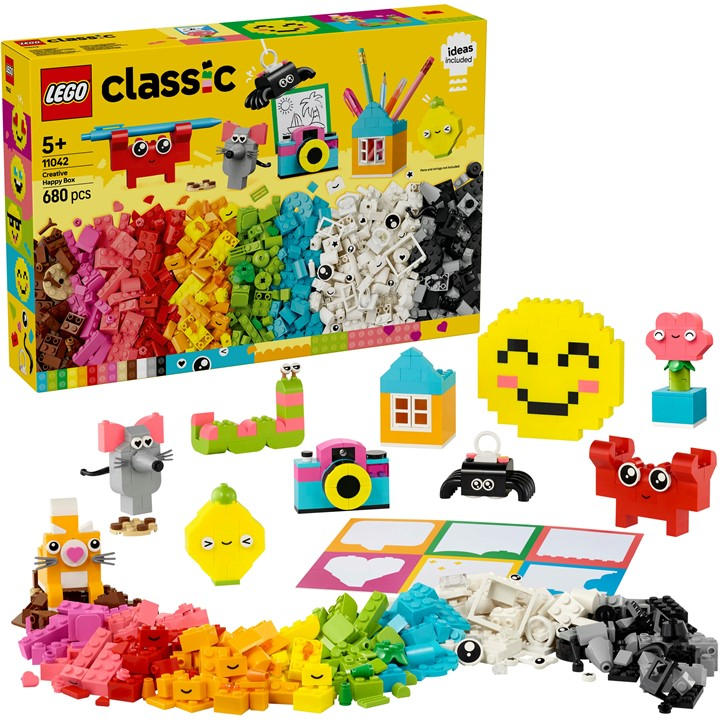 Lego Multi Classic Creative Happy Box Building Toys 11042 -