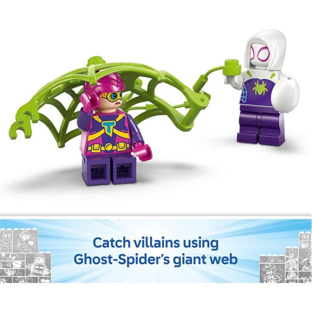 Spider - LEGO - Marvel 11200 Spidey And His Amazing Friends Spidey and Gobby’s Raptor Battle at Tree House HQ