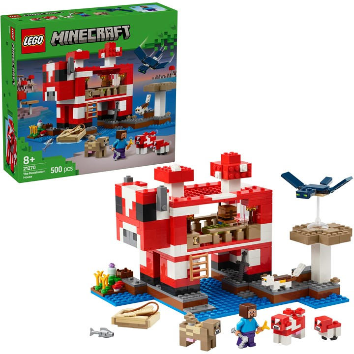 Lego The Mooshroom House Toy Playset 21270 Minecraft - Image 7