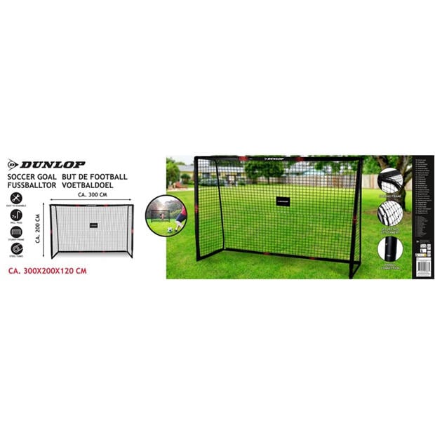 Multi - Dunlop - DUNLOP Soccer Goal 300x200x120cm