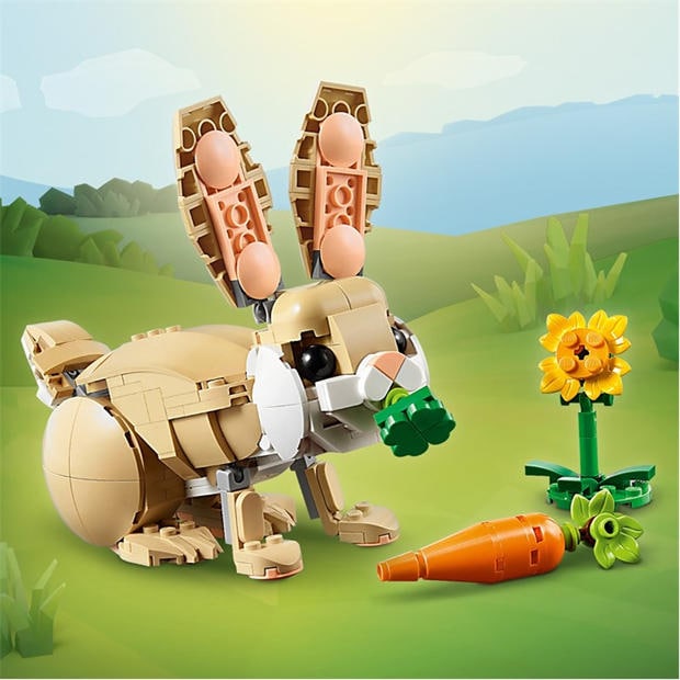 ЛЕГО Създател - LEGO - Creator 3in1 Cute Bunny Toy Animal Set 31162