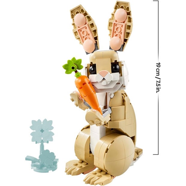 ЛЕГО Създател - LEGO - Creator 3in1 Cute Bunny Toy Animal Set 31162