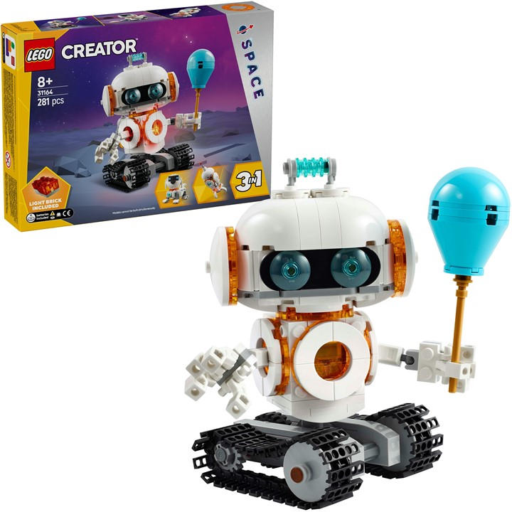Lego   Creator 3In1 Space Robot Toy Figure Set 31164, Sports Direct