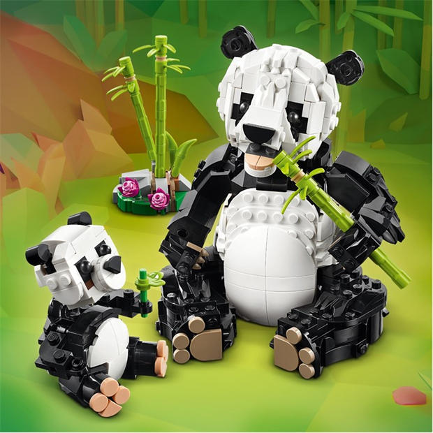 LEGO Ustvarjalec - LEGO - Creator 3in1 Wild Animals: Panda Family 31165