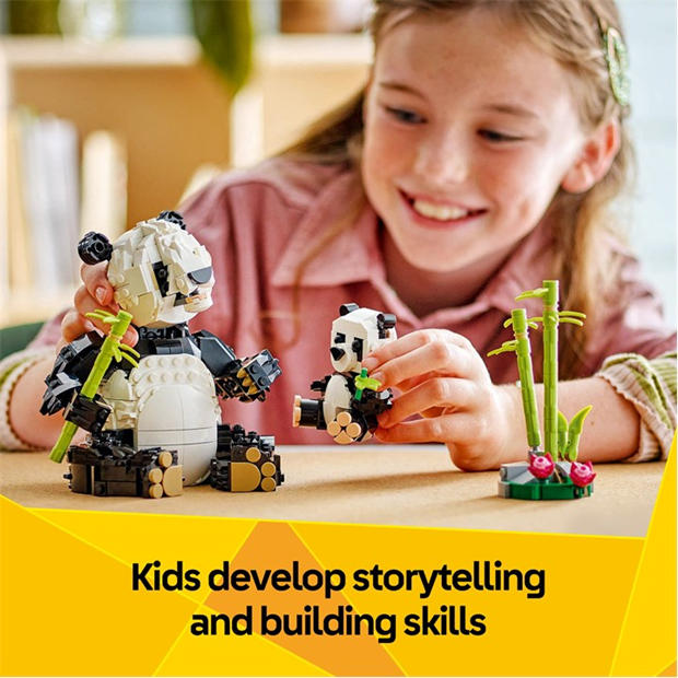 LEGO Ustvarjalec - LEGO - Creator 3in1 Wild Animals: Panda Family 31165