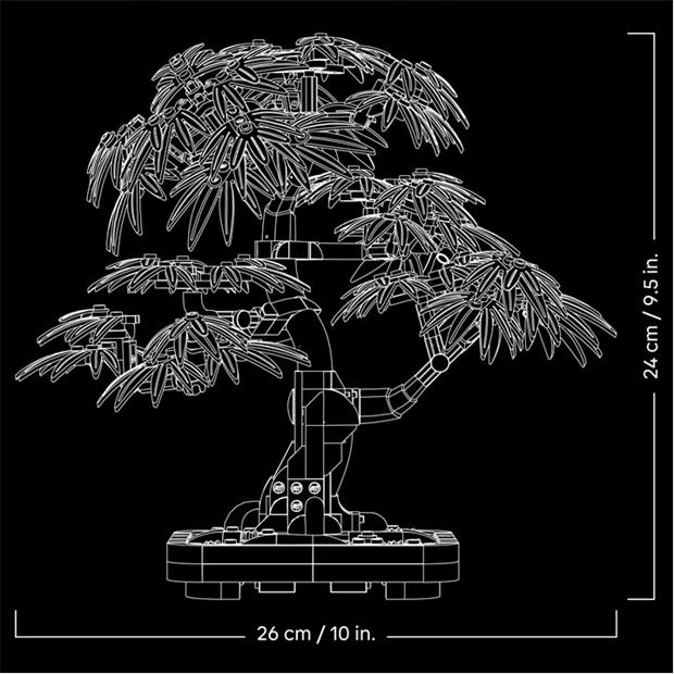 Bonsai Fa - LEGO - LEGO® Botanicals Japanese Red Maple Bonsai Tree Plant Decor 10348
