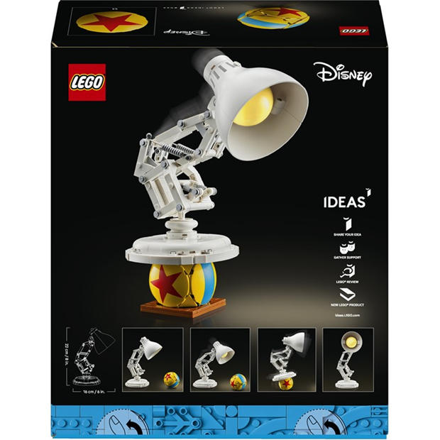 TBC - LEGO - LEGO® Ideas  Disney Pixar Luxo Jr. Buildable Display Model 21357