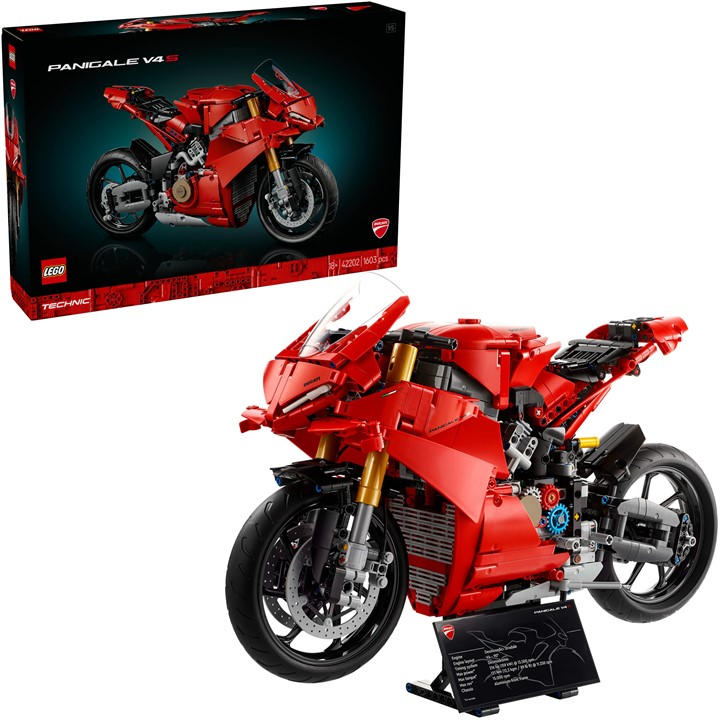 Lego   Technic 42202 Ducati Panigale V4 S Motorcycle, Sports Direct