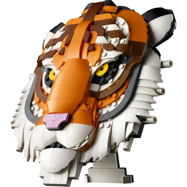 Тигър - LEGO - LEGO® Art The Fauna Collection – Tiger Housewarming Gift for a New Home 31217