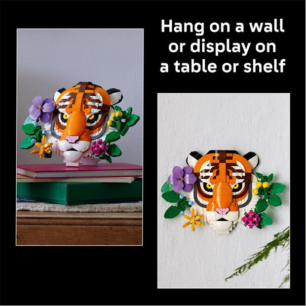 Тигър - LEGO - LEGO® Art The Fauna Collection – Tiger Housewarming Gift for a New Home 31217