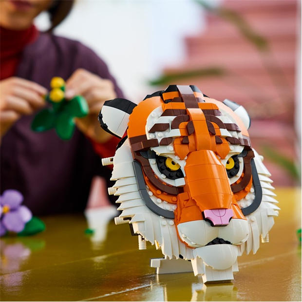 Тигър - LEGO - LEGO® Art The Fauna Collection – Tiger Housewarming Gift for a New Home 31217