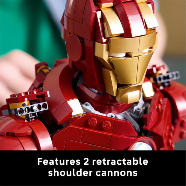 TBC - LEGO - LEGO® Marvel Iron Man MK4 Bust Buildable Model for Adults with Minifigure 76327