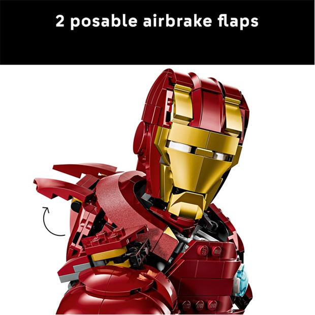 TBC - LEGO - LEGO® Marvel Iron Man MK4 Bust Buildable Model for Adults with Minifigure 76327