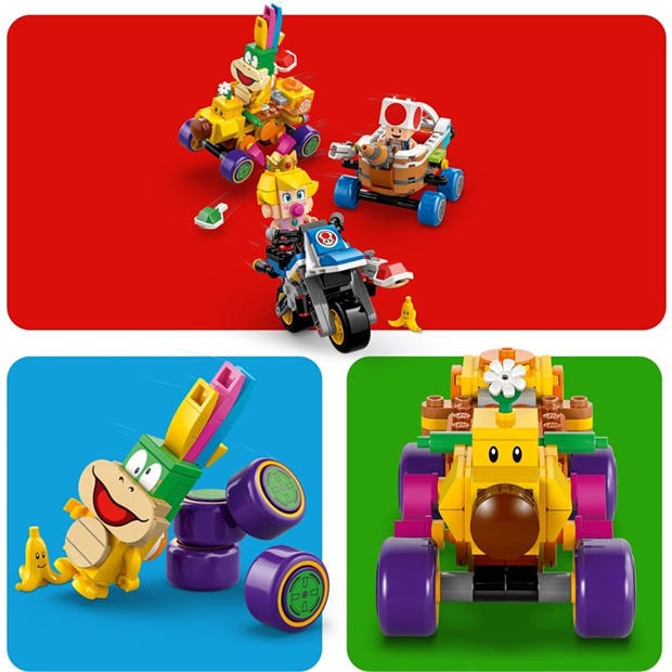 Супер Марио - LEGO - Super Mario: 72036 Mario Kart – Baby Peach & Grand Prix Set
