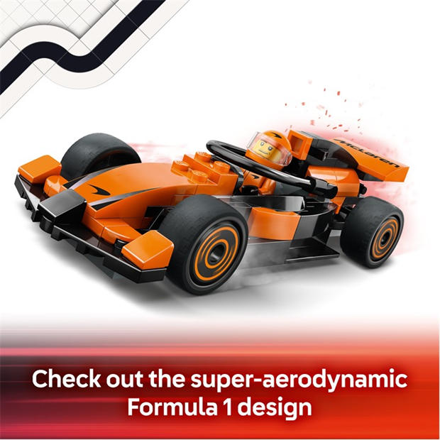 City Alicia - LEGO - City F1 Driver with McLaren Race Car Toy 60442