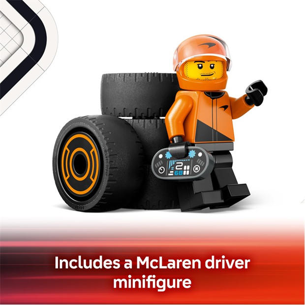 City Alicia - LEGO - City F1 Driver with McLaren Race Car Toy 60442