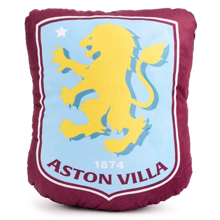 Team  Kids  Football Officially Licensed Crest Filled Plush Cushion, Sports Direct