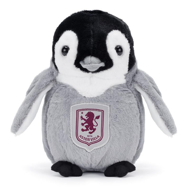 Team  Kids Grey Football Officially Licensed Penguin 22 Cm, Sports Direct