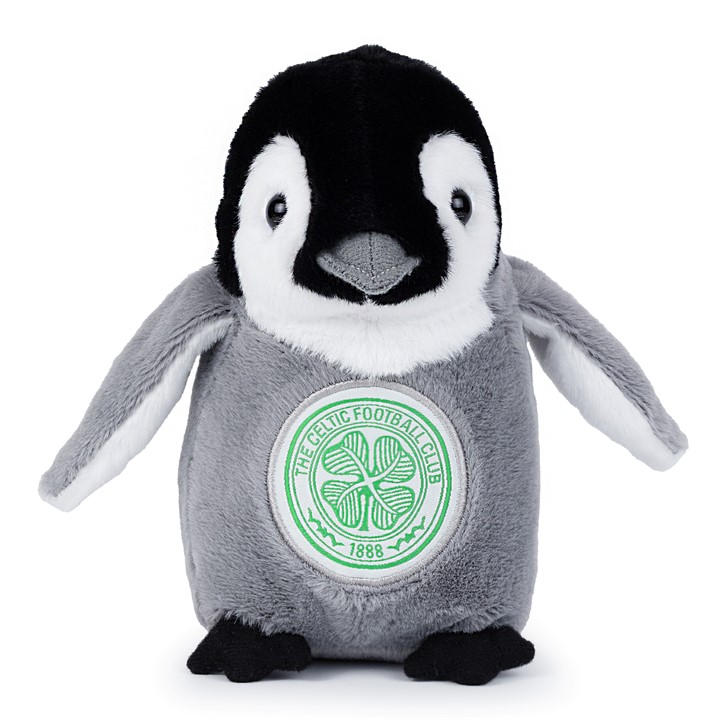 Team  Kids Grey Football Officially Licensed Penguin 22 Cm, Sports Direct