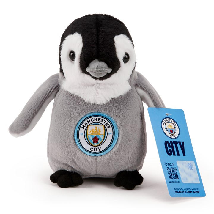 Team  Kids Grey Football Officially Licensed Penguin 22 Cm, Sports Direct
