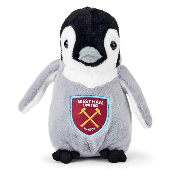 Team  Kids Grey Football Officially Licensed Penguin 22 Cm, Sports Direct