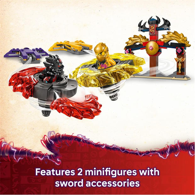 Нинджаго - LEGO - NINJAGO 71826 Dragon Spinjitzu Battle Pack Set