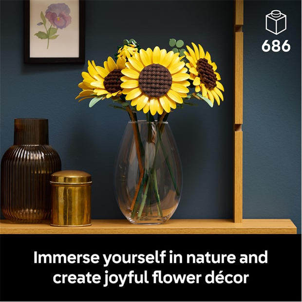 Multi - LEGO - Botanicals Sunflower Bouquet - Faux Flowers Set 11502