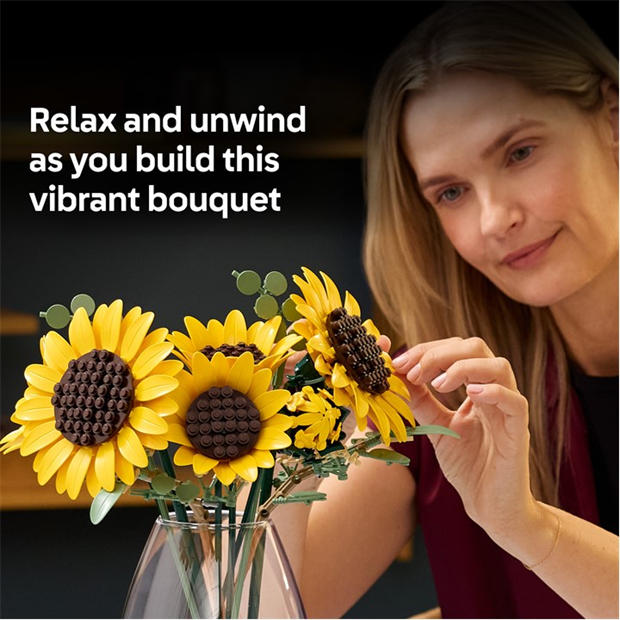 Multi - LEGO - Botanicals Sunflower Bouquet - Faux Flowers Set 11502