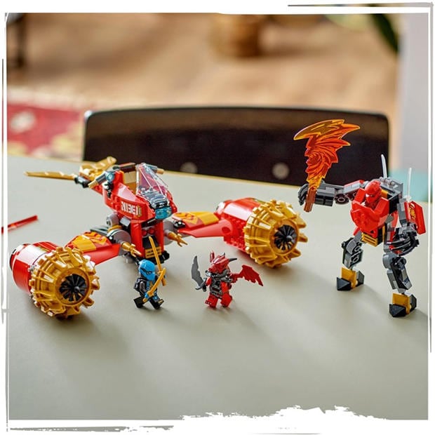 Ninjago - LEGO - NINJAGO 71830 Kai’s Mech Storm Rider Ninja Toy