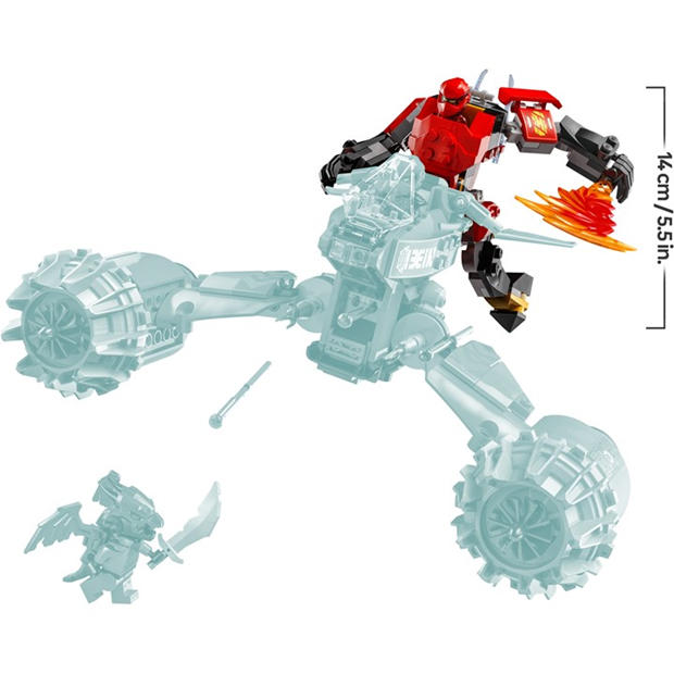 Ninjago - LEGO - NINJAGO 71830 Kai’s Mech Storm Rider Ninja Toy