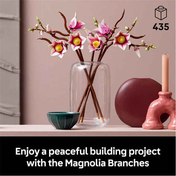Multi - LEGO - Botanicals Magnolia Branches - Faux Flowers Set 11510