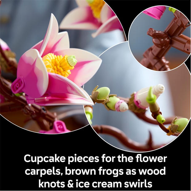 Multi - LEGO - Botanicals Magnolia Branches - Faux Flowers Set 11510