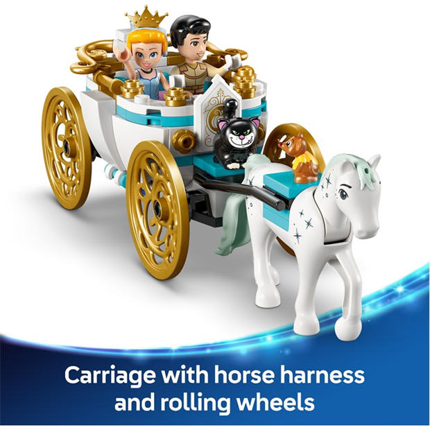Дисни принцеса - LEGO - Disney 43275 Princess Cinderella’s Castle & Horse Carriage