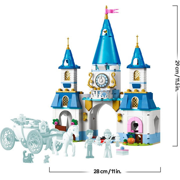 Дисни принцеса - LEGO - Disney 43275 Princess Cinderella’s Castle & Horse Carriage