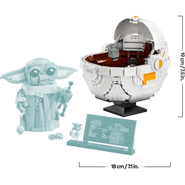 Star Wars - LEGO - Star Wars Grogu with Hover Pram Set 75403