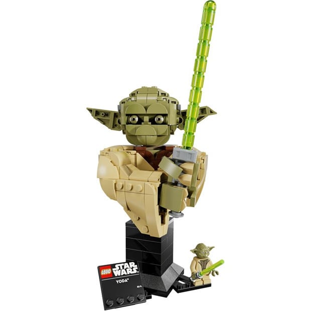 Multi - LEGO - Star Wars Yoda Bust Collectible Model Kit 75438
