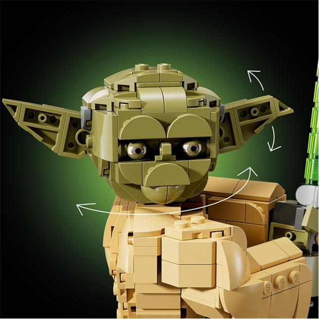 Multi - LEGO - Star Wars Yoda Bust Collectible Model Kit 75438