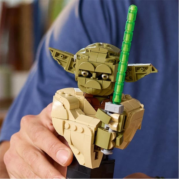 Multi - LEGO - Star Wars Yoda Bust Collectible Model Kit 75438